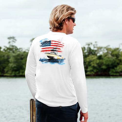 Reel Life UV Long Sleeve – Jax Beach Men’s Long Sleeve Sun Protection Shirt, Lightweight Quick-Dry UPF 50+ Performance Shirt, Breathable Sun Shirts For Men, Moisture-Wicking UV Shirts for Men3