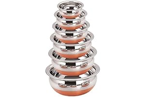 Stainless Steel Copper Matka Pot Set For Indian Cooking