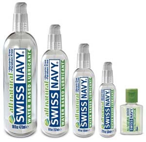 Water Based Lubricant. Swiss Navy 2oz - All Natural Water Based Lubricant. Swiss Navy 2oz - All Natural