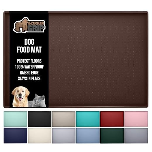 GORILLA GRIP Waterproof Pet Feeding Mat
