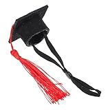 TEHAUX かわいいペット用卒業帽子 軽量キャンバス製 耐久性あり 快適フィット ハムスター 猫 モルモット用写真撮影パーティーアクセサリー