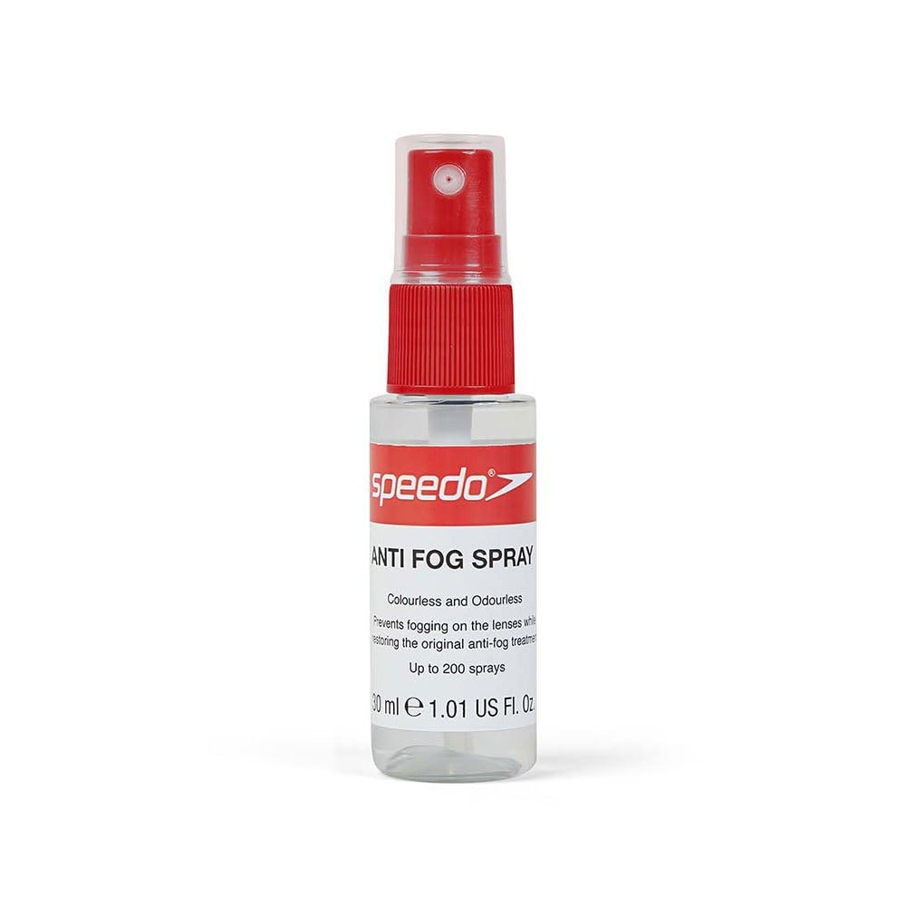 Speedo Unisex-Adult Anti-Fog Goggle Spray | Mist Prevention | Endurance Swimming | Open Water Goggles Protection, CLEAR, One Size