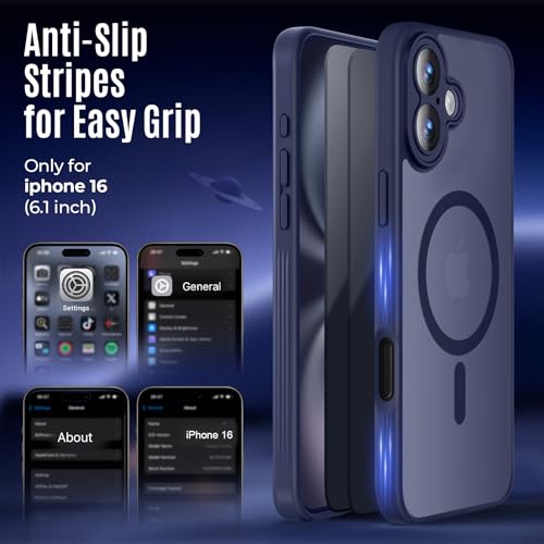 Image of Symcele Designed for iPhone 16 Case, Deep Blue