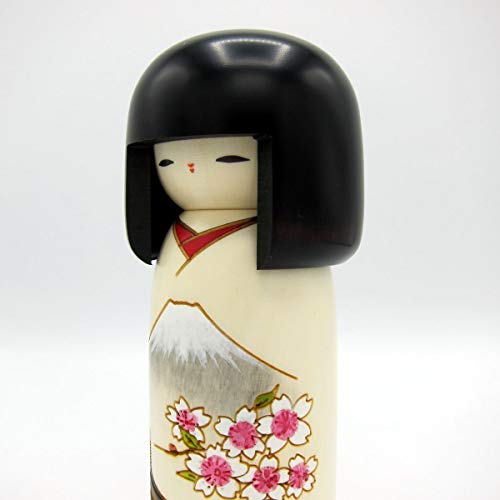 Muñeca Kokeshi Fujiyama Usaburo de Japón miniatura 6