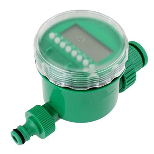 JTW- Automatic Digital LCD Timer control Set Water Programs Irrigation Controller Water for irrigation systems in Lawn sprinkler and drip house Plastic green color
