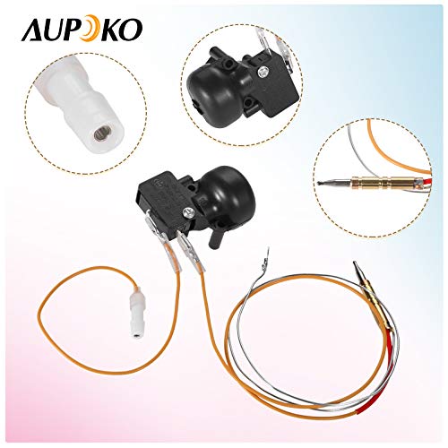 Aupoko Propane Gas Patio Heater Repair Replacement Parts, Outdoor Heaters Safety Kits With Thermocouple And Fd4 Dump Switch, For Patio And Room Heater Garden Outdoor Heater Accessories #TOP4