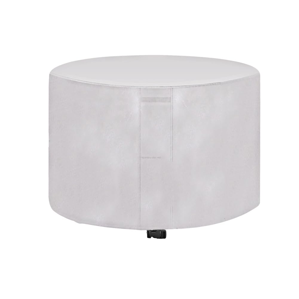 Bâche salon de jardin ronde 180x90cm pour abriter la terrasse en hiver