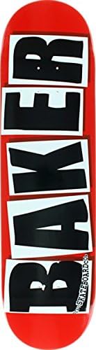 Baker Brand Logo Deck - 8.38 Red/Black