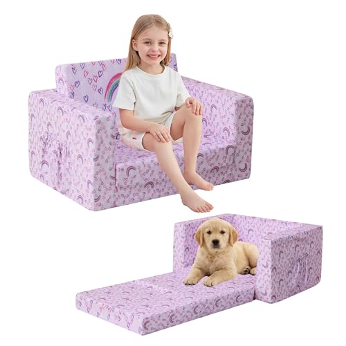 lasoftan Toddler Fold-Out Couch