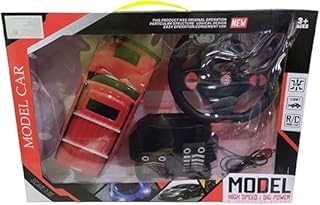 سيارة سباق 1:16 مع جهاز تحكم عن بعد ودواسة بشكل مميز 898/19، تصميم بلون أحمر