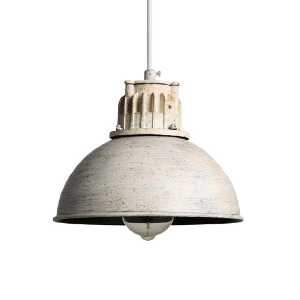 Lustre en fer rétro industriel E27 plafonnier noir pour balcon