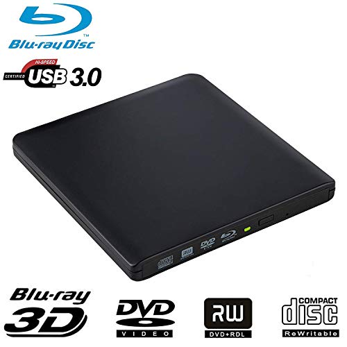 External Blu Ray DVD Drive Guamar USB 3.0 Blueray Drive Burner Player Writer