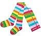 Weri Spezials Baby und Kinder Strumpfhose für Mädchen und Jungen Blockingel in verschiedenen Farbvariationen (92-98, Regenbogen)