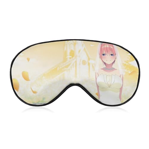 五等分の花嫁 中野一花 アイマスク キャラクター アニメ アイマスク 睡眠用 かわいい 睡眠改善 遮光 柔らかい 眼精疲労 目元疲労回復 安眠マスク 圧迫感なし 子供 男女兼用 ギフト