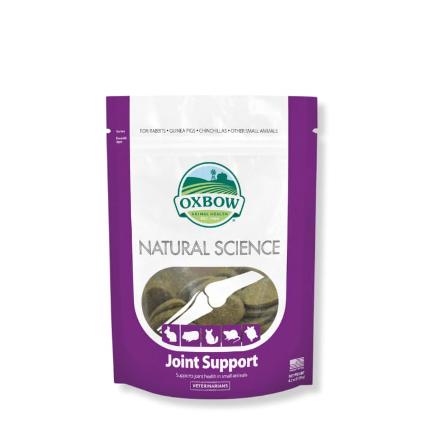 Oxbow Natural Science Suplemento para Las Articulaciones - Apoyo Articular para Pequeños Animales, 120g