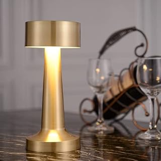 Desk Lamp Led Cordless Touch Sensor Table Lamp USB Rechargeable Charging dimmable Eye-Protecting LED Table lamp Warm White Bar Metal Bedroom Bedside Reading Light for Restaurant Terrace Dormitory