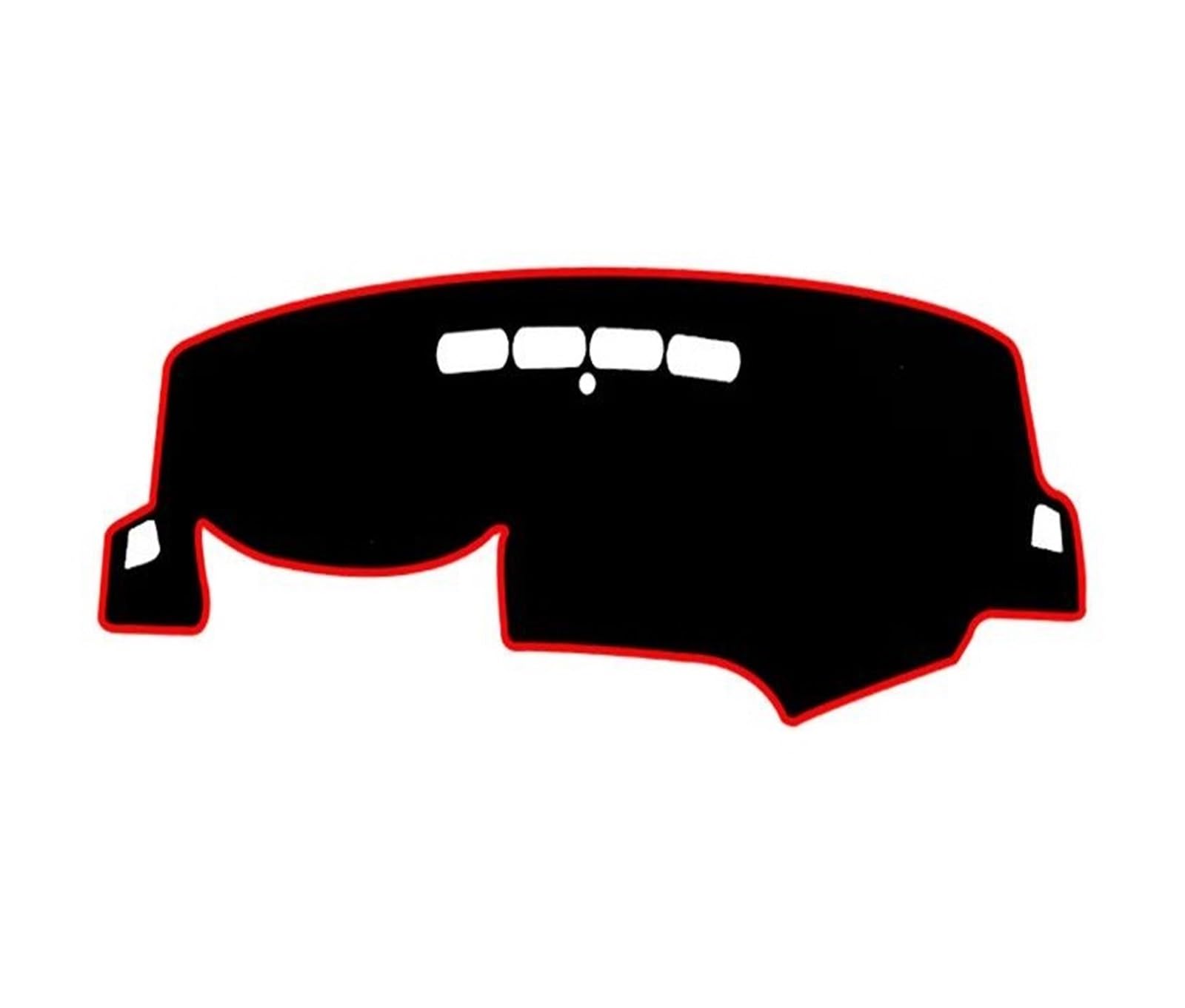 Tapis Tableau Bord intérieur Voiture Tapis Protection pour Tableau Bord Voiture Pare-Soleil pour Peugeot 308 SW T9 pour GTI II MK2 2014-2020(A Red Side,LHD)