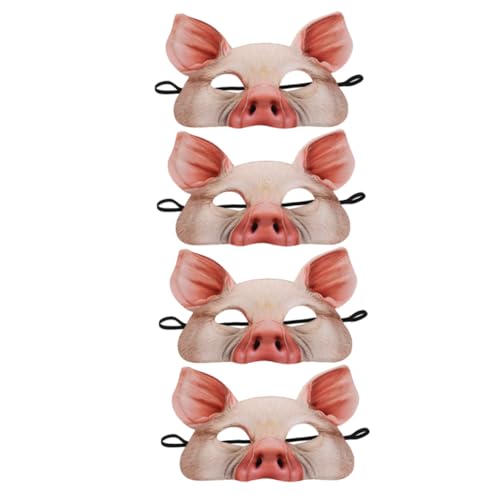 Masque cochon demi-visage pour respirer librement et parler confortablement à Halloween