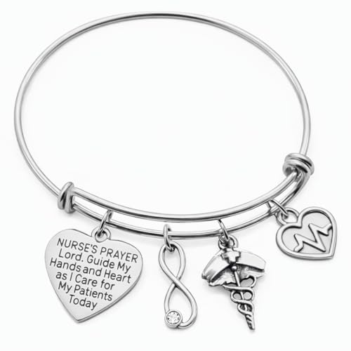 Image of Infinity Collection - LPN Charm Bracelet - LPN Bangle Nursing Appreciation Gift for RN LPN Graduation Licensed Nurse
