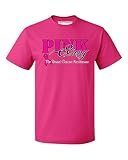 P&B Pink Strong October Awareness Men's T-Shirt, 2XL, Cyber Pink