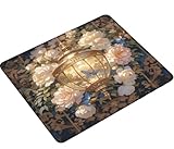 【CONCEPTION ANTIDÉRAPANTE SPÉCIALE】 : Tapis de souris lampe fleur, sa base en caoutchouc antidérapant adhère fermement au bureau, empêchant ainsi le tapis de souris de glisser pendant son utilisation.