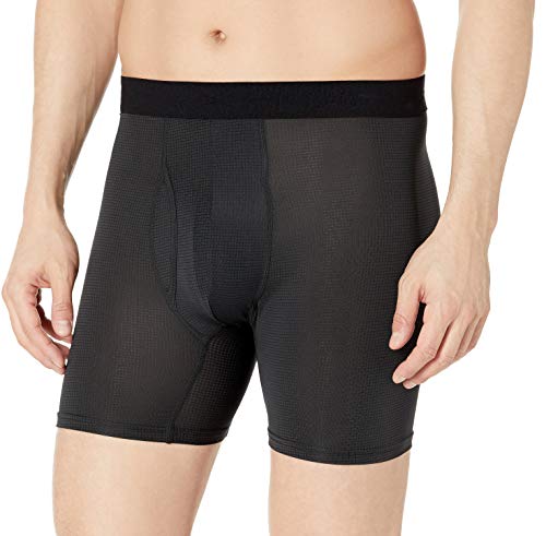 Terramar Men's M Transport Boxer Brief 6, Black, 2XL