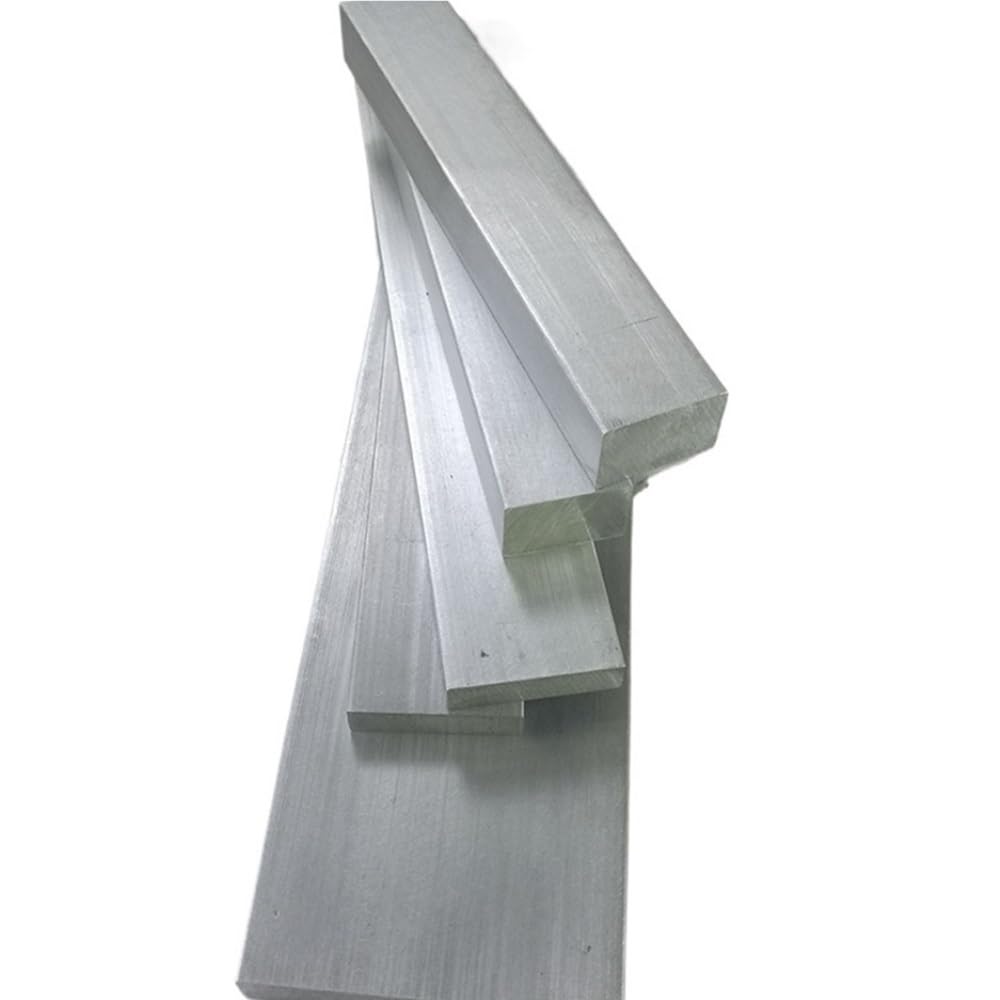 Placa plana de aleación de aluminio 6061-2 mm a 10 mm de espesor, 10 mm a 30 mm de ancho - Hoja de metal duradera for uso industrial - 1 pieza(6x12x100mm)