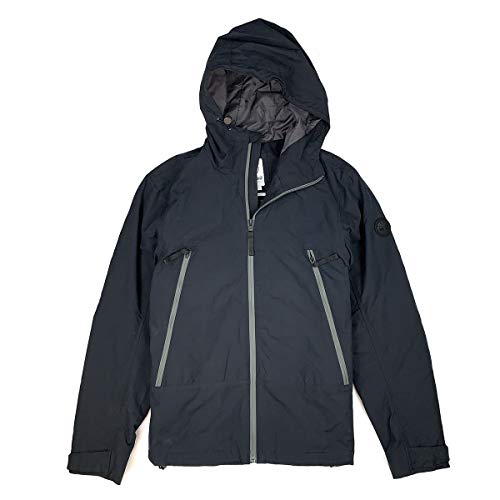 Timberland Men's Fleece Lined Hooded Water-Resistant Cotton Jacket