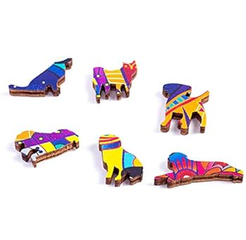 Amazon.co.jp: 大人用木製パズル 木製動物型パズル ユニークな形