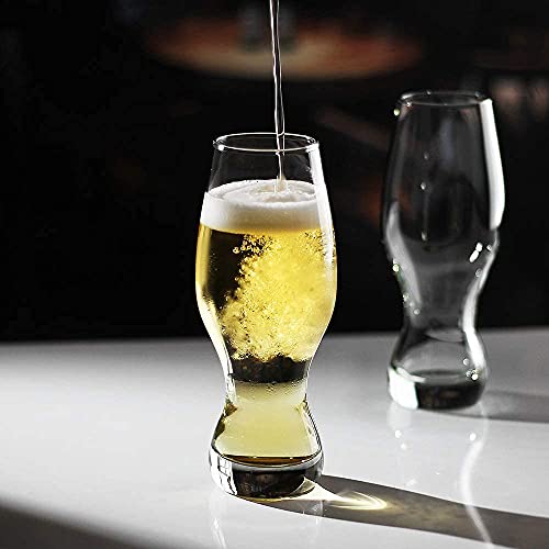 Luxu Ipa Beer Glasses(Set Of 4),16 Oz Pilsner Beer Glasses,Craft Beer Bar Glasses,Lead-Free Drinking Glasses,Ideal Gifts For Lager,Ale Or Craft Beer Lovers-Crystal Clear #TOP6