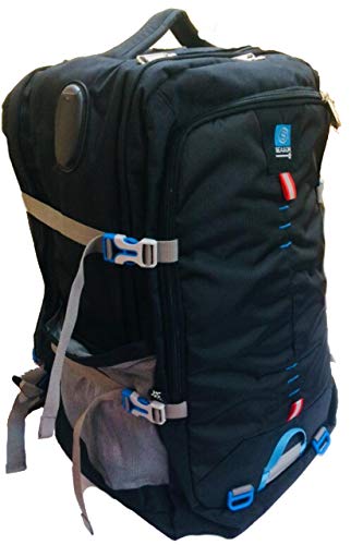 Image of Season Hiking Trekking Backpack Rucksack - 45+ L (Black) by Zordaar