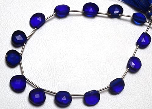 Kyanite Blue Hydro Quartz de qualité supérieure en briolettes facettées haut de gamme LKBEADS