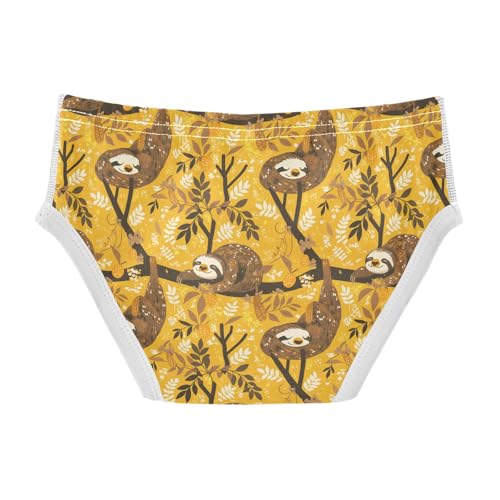 visesunny Boys Potty Training Underwear Animal Sloth Leaf Breathe Cotton Briefs Size 2T-8Y for Toddler2