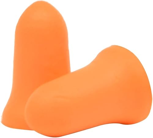 Miniatura 3 de Treasure Gurus - 10 pares de tapones para los oídos de espuma suave de 29 dB, color naranja, cancelación de ruido, trabajo, conciertos, disparo,