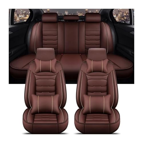 Housse de siege auto Hyundai Accent rénovation complète de banquette usée 5 places café