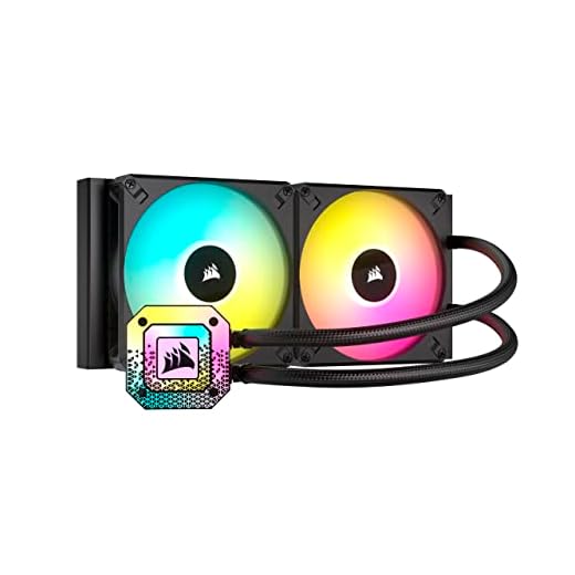 Corsair iCUE H115i Elite CAPELLIX XT Liquid CPU Cooler - Two AF140 RGB Elite Fans - 280mm Radiator - Intel® LGA 1700, 1200, 115X, 2066, AMD® AM5, AM4 - Included iCUE Commander CORE - Black