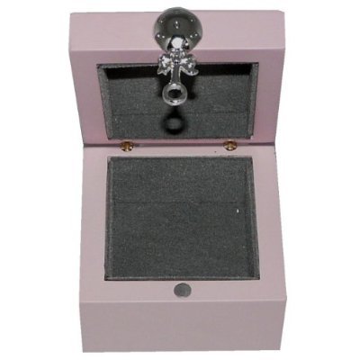 Baby Girl Pink Wooden Keepsake Box Christening Gift