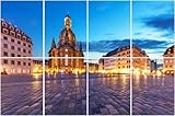 8 Pack Art Acoustic Panels Frauenkirche Neumarkt Dresden Germany Soundproof Wall Panels, 32'x48' Decorative Sound Absorbing Panels, Acoustic Treatment for Home, Office