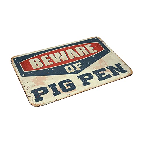 Tapis d'extérieur pour camping-car humour cochon devant le van - 5