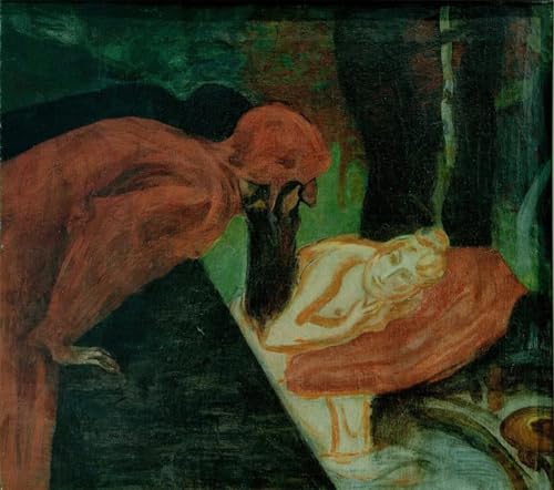 Peinture Murale Nordique Von Stuck Susanna Affiche Abstrait Impression Décoration Chambre 60x90