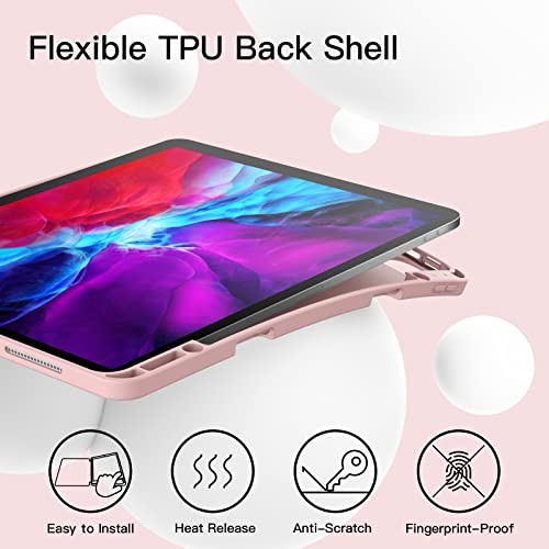 JETech Case for iPad Pro 12.9-Inch (2020/2018 Model, 4th/3rd Generation) with Pencil Holder, Support 2nd Pencil Charging - Image 3