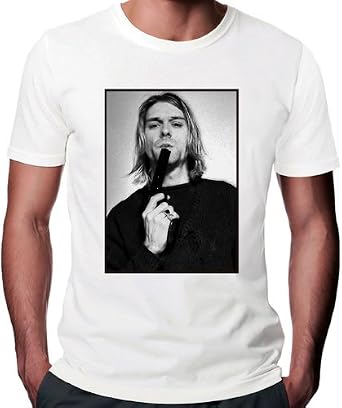 Kurt Cobain with A Gun T-Shirt - XX 