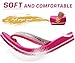ONCAI Women's Flip Flops with Rhinestone, Arch Support Yoga Mat Comfort Walking Thong Sandal Summer Beach Outdoor Dressy Sandals for Women 2025 Walking Ladies Sandal Rubber Sole Pink Size 9