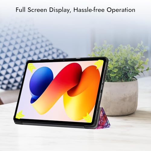 Image of Robustrion Cover for Redmi Pad 2 Pro 12.1 inch Cover Case, Trifold Cover Case for Redmi Pad 2 Pro 5G Tablet Cover [Auto Sleep Wake Support] - Galaxy