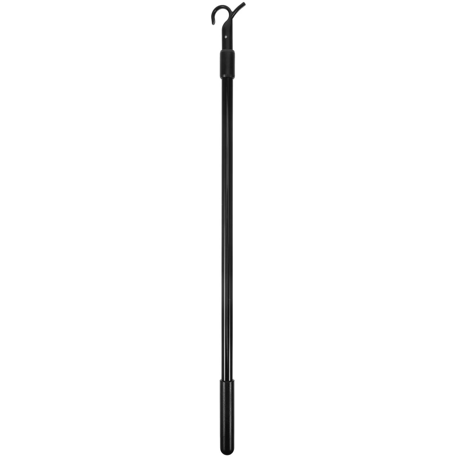XILEUDUOD Telescopic Window Pole Rod Opener 60Cm Aluminum Blind Tilt Stick for Vertical Curtains Adjustable Window Rod Sleek Finish Reliable