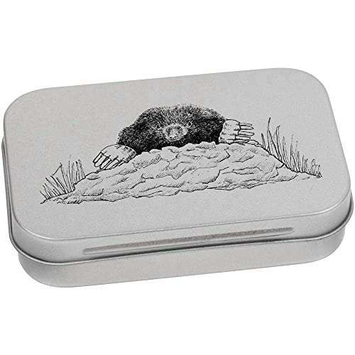 95mm 'Mole In A Molehill' Metal Hinged Tin/Storage Box (TT00176868)