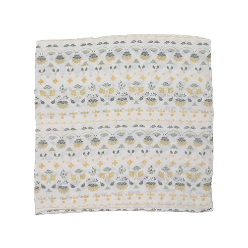 Image of Little Unicorn Cotton Muslin Swaddle Blanket Set | Set of 2 | 100% Cotton | Super Soft | Newborns and Infants | Large 47 x 47 | Machine Washable (Peacock)