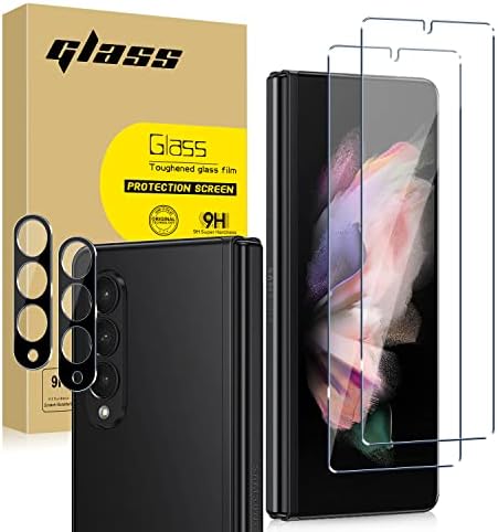 FTRONGRT Screen Protector and Camera Lens Protective Film for Samsung Galaxy Z Fold 4 5G, Ultra-thin, Scratch-Resistant, Explosion-Proof, Tempered Glass Protector for Samsung Galaxy Z Fold 4 5G.