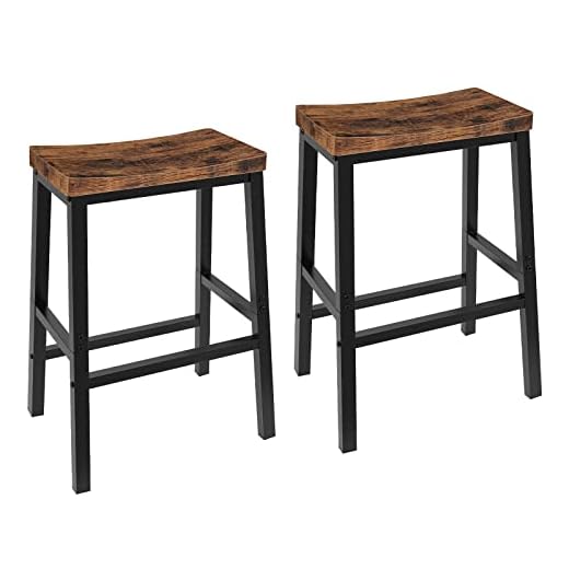 HOOBRO Saddle Bar Stools Set