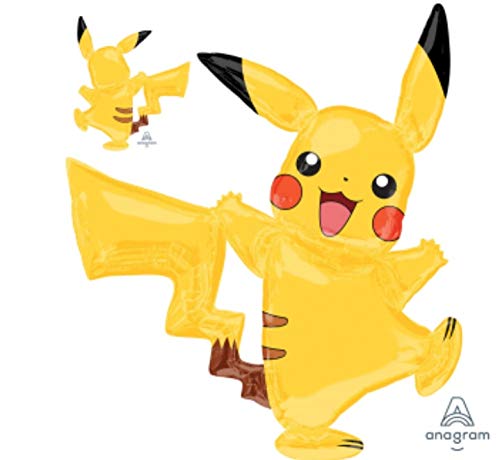 Anagram International 57" Pokemon Pikachu Awk, Multi #TOP2